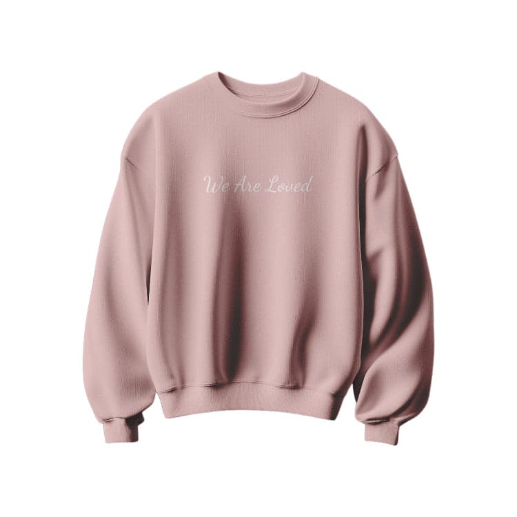 Image of We Are Loved Sweatshirt (Pink)